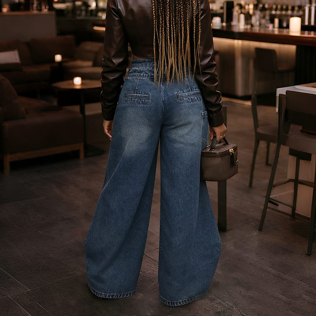 Cheska - Chic Cross Front Pants