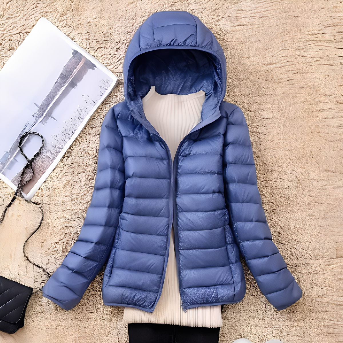 Lyndsay - Cozy and elegant jacket with hood