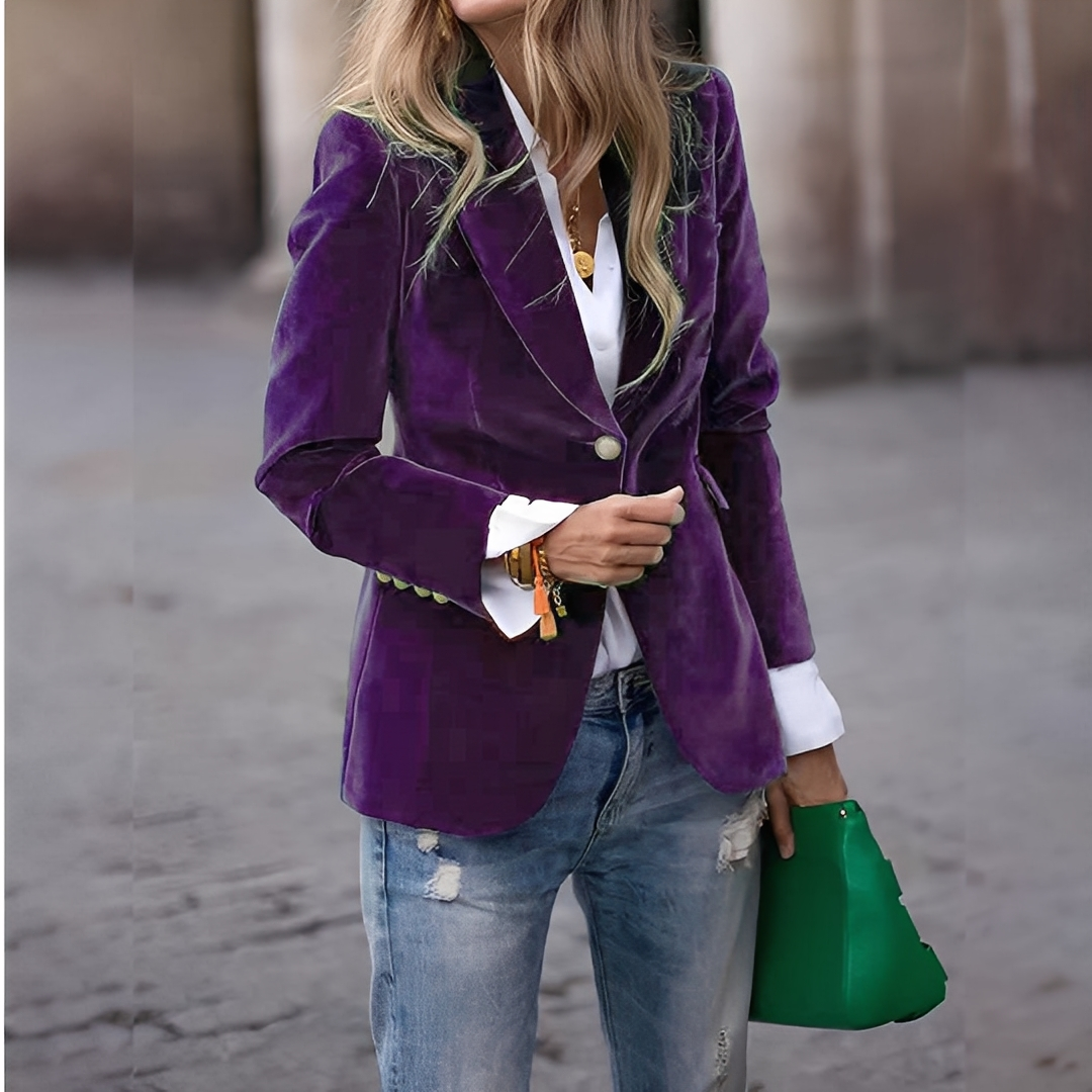 Lyliane - Casual women's jacket with buttons