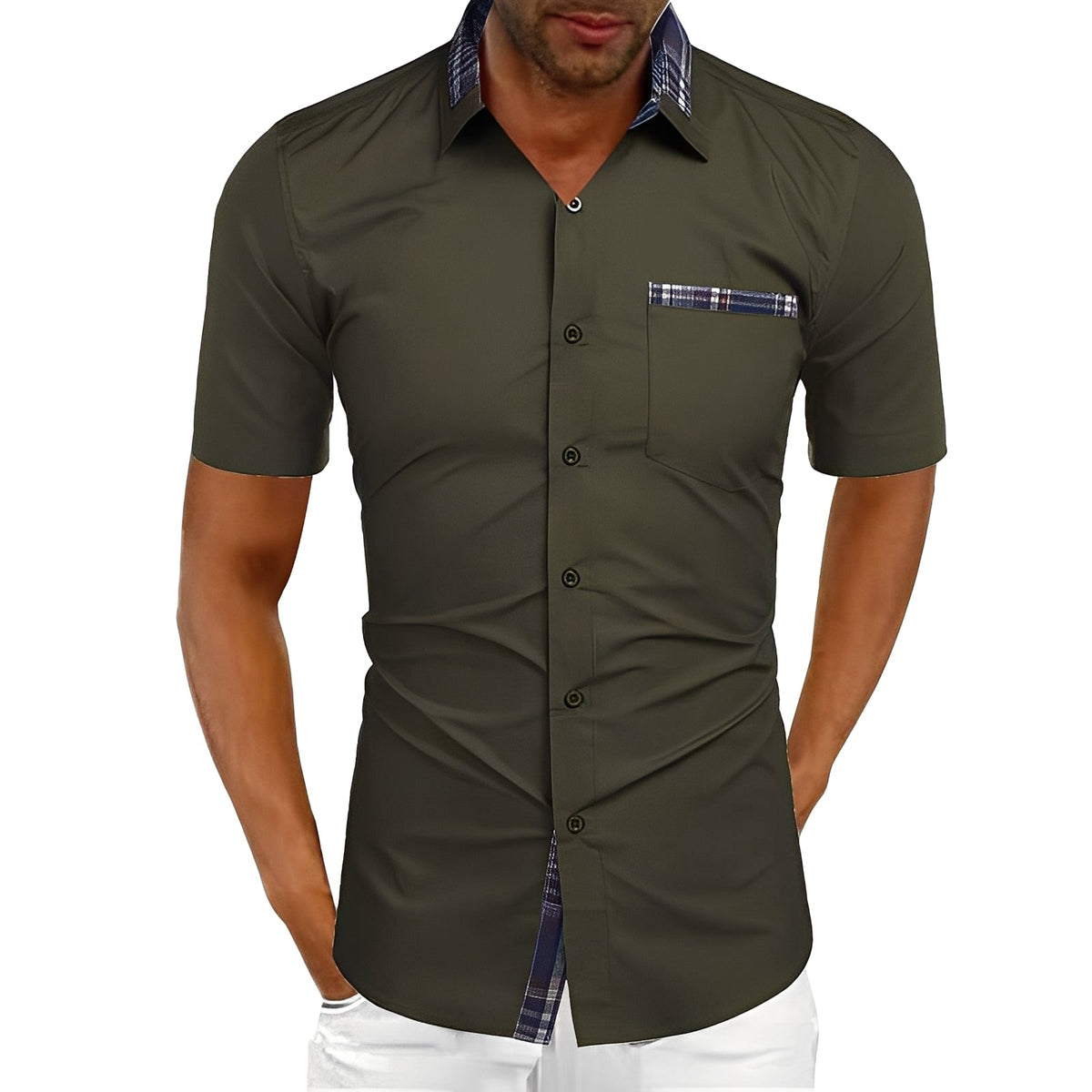 Marvin - Men's Casual Short Sleeve Shirt