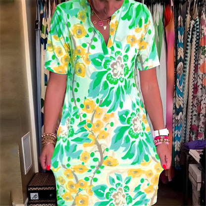 Abbie - Stylish floral dress for women