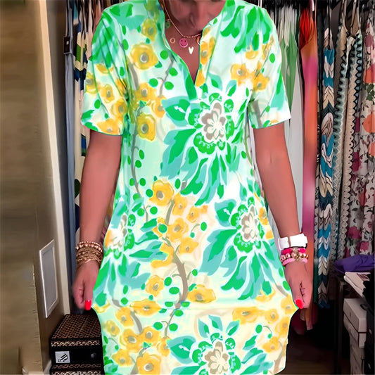 Abbie - Stylish floral dress for women