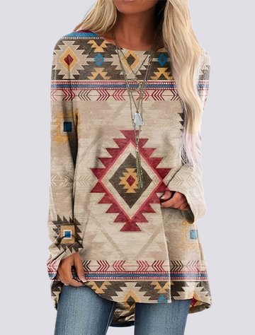 Monica - Stylish Ethnic Shirt Dress