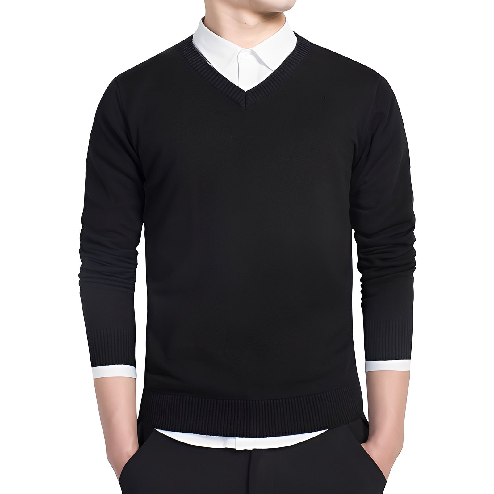 Tom - Cozy V-neck sweater