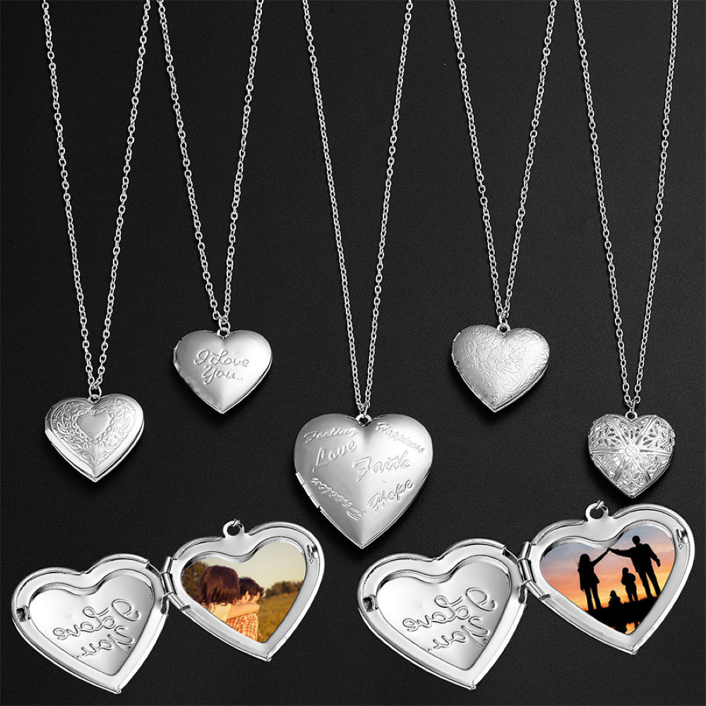 Heart Pendant Necklace - Antique Pendant