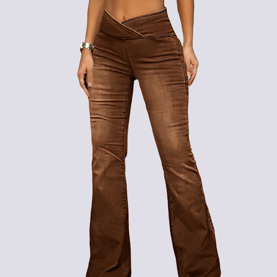 Lexi - Stylish Flared Denim Trousers