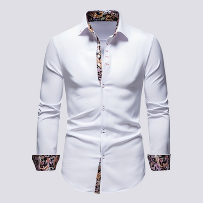 Xander - Stylish and modern long-sleeve shirt for men
