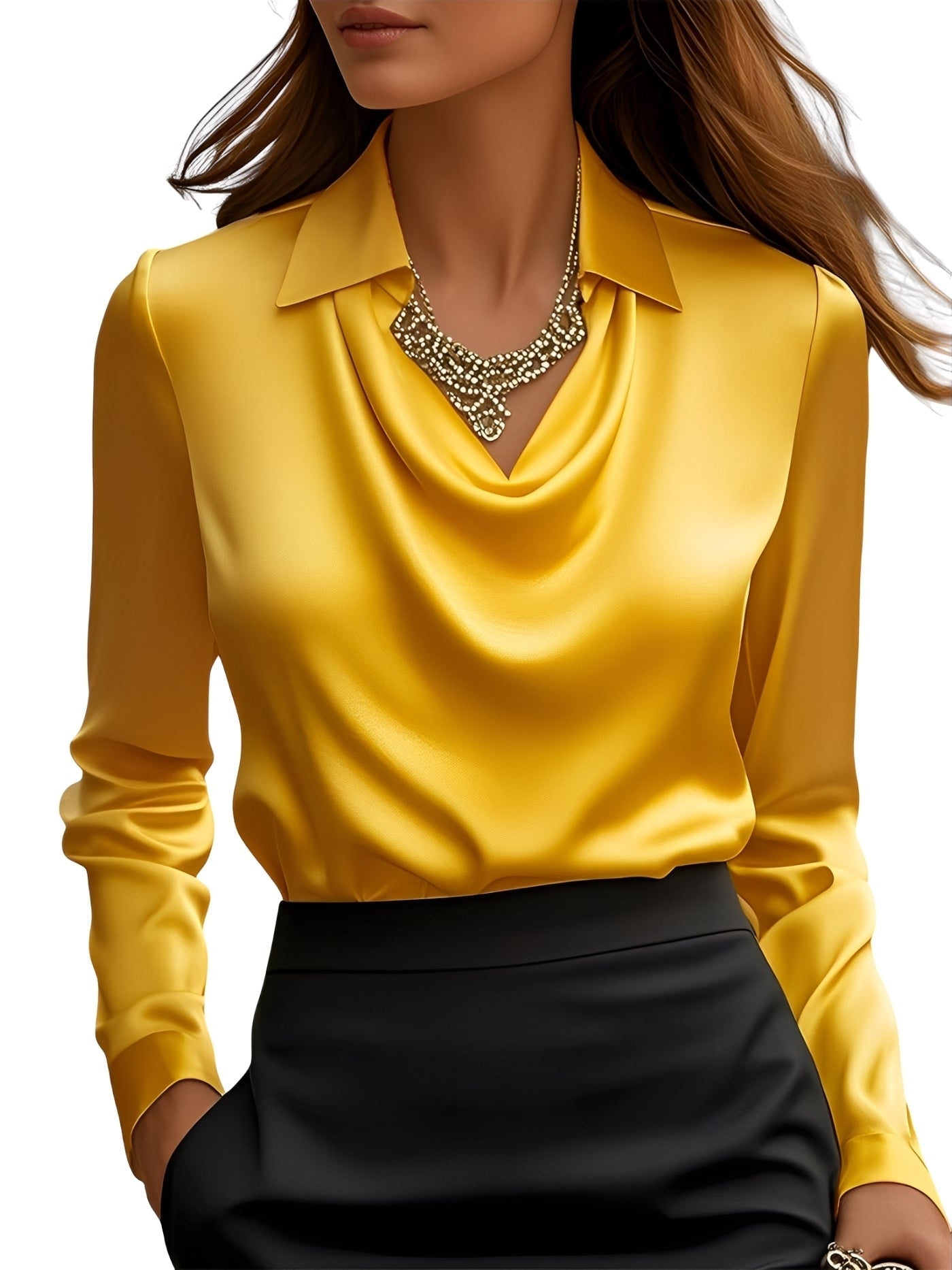 Dionne – Women’s Long Sleeve Blouse