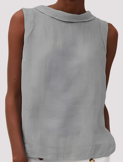 Sandra - Casual, Sleeveless Top for Women