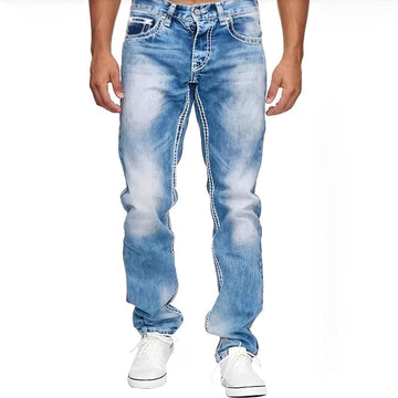Stefan - Loose Straight Stretch Jeans for Men