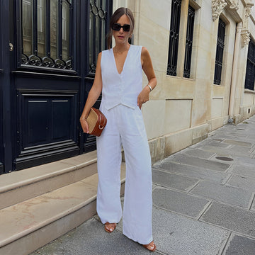 Relna - Relaxed Vest and Pants Set