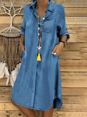 Kristina - Loose Denim Dress