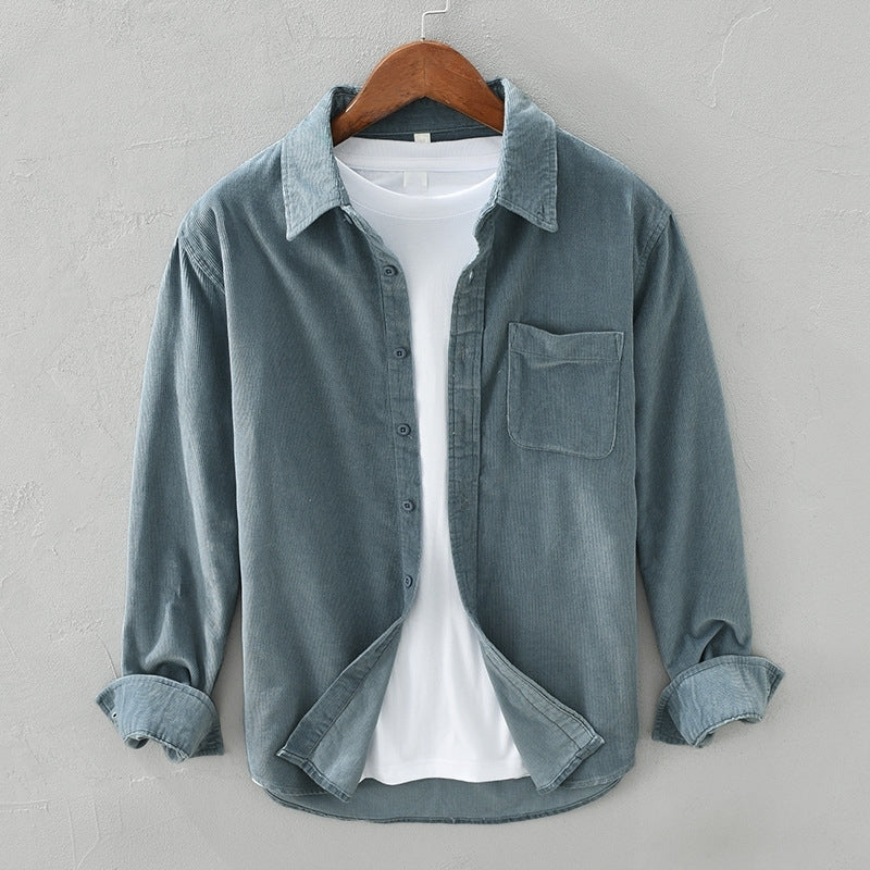 Samuel - Casual Long Sleeve Overshirt for Men