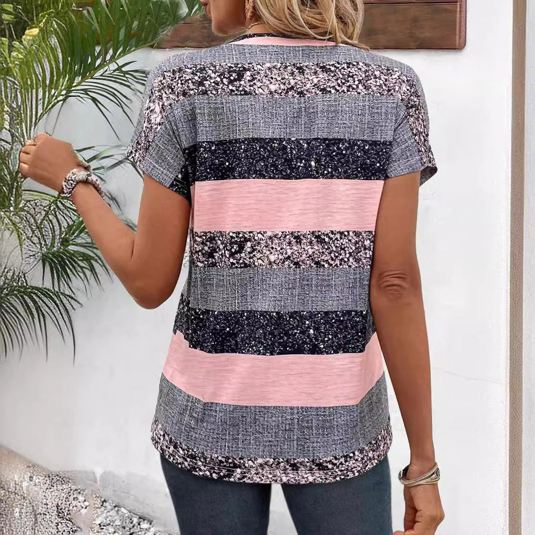 Poppie - Stylish Striped Blouse