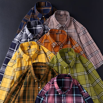 Aldrine - Men's long sleeve casual shirt