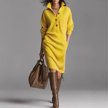 Camryn - Elegant long-sleeve dress