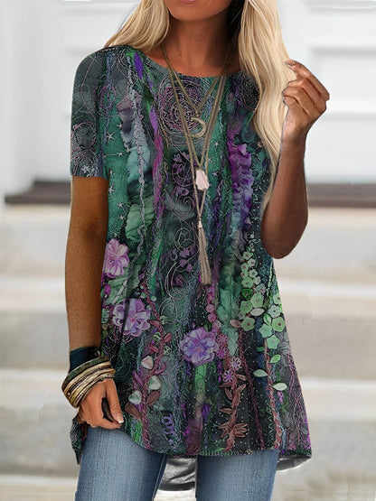 Rita - Stylish short-sleeve blouse for women