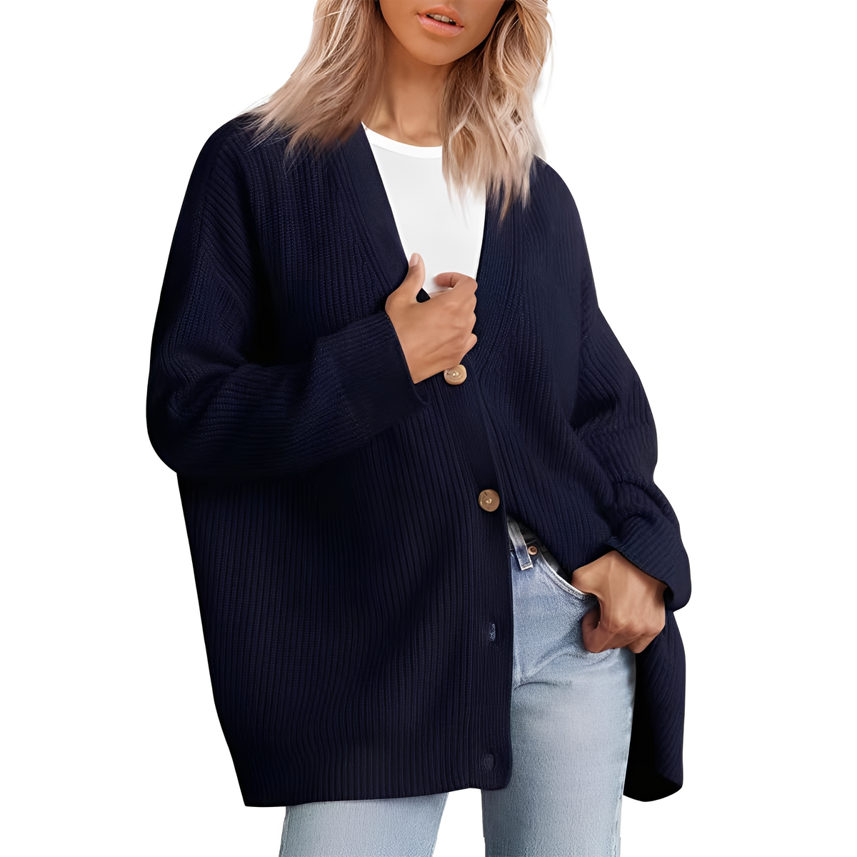 Christal - Warm sweater in casual fit