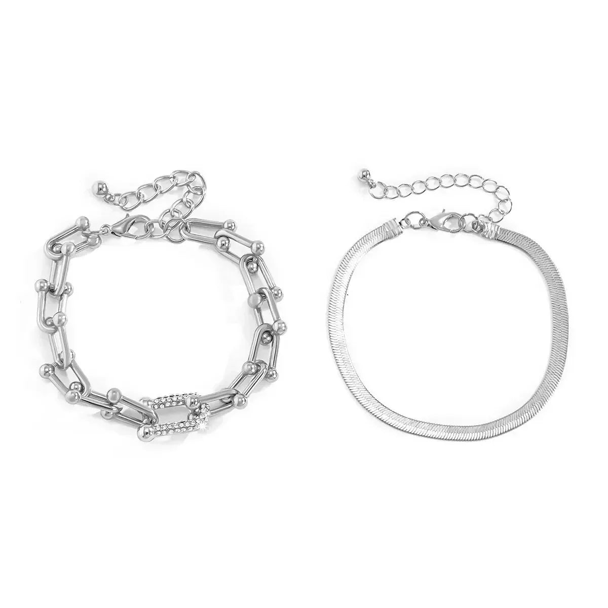 Maelys – Set of Bracelets Chain & Snake