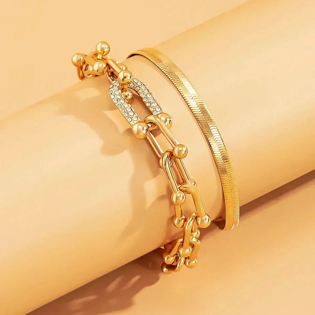 Maelys – Set of Bracelets Chain & Snake