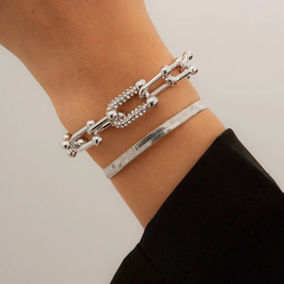 Maelys – Set of Bracelets Chain & Snake