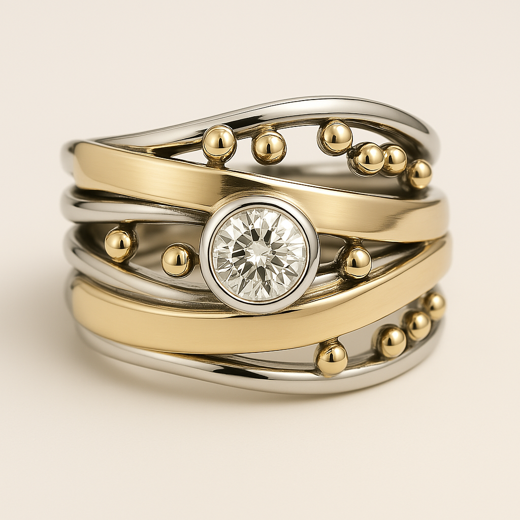 Dahlia – Vintage ring of refined design