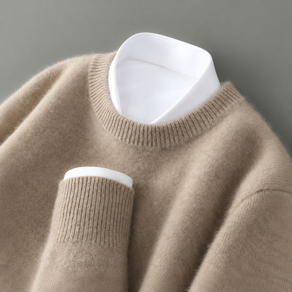 Wayne - Retro thick pullover for men