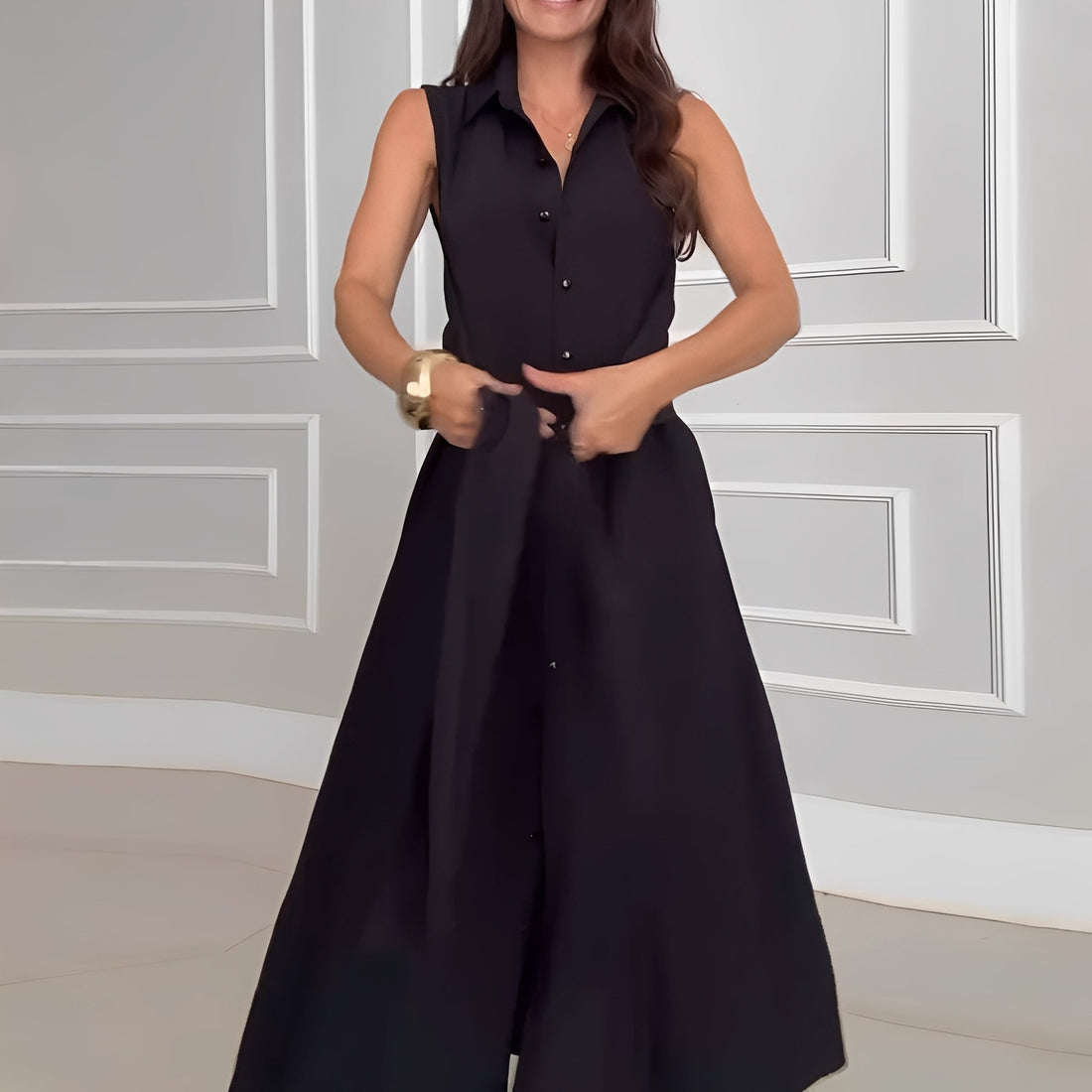 Alison - Sleeveless Midi Dress