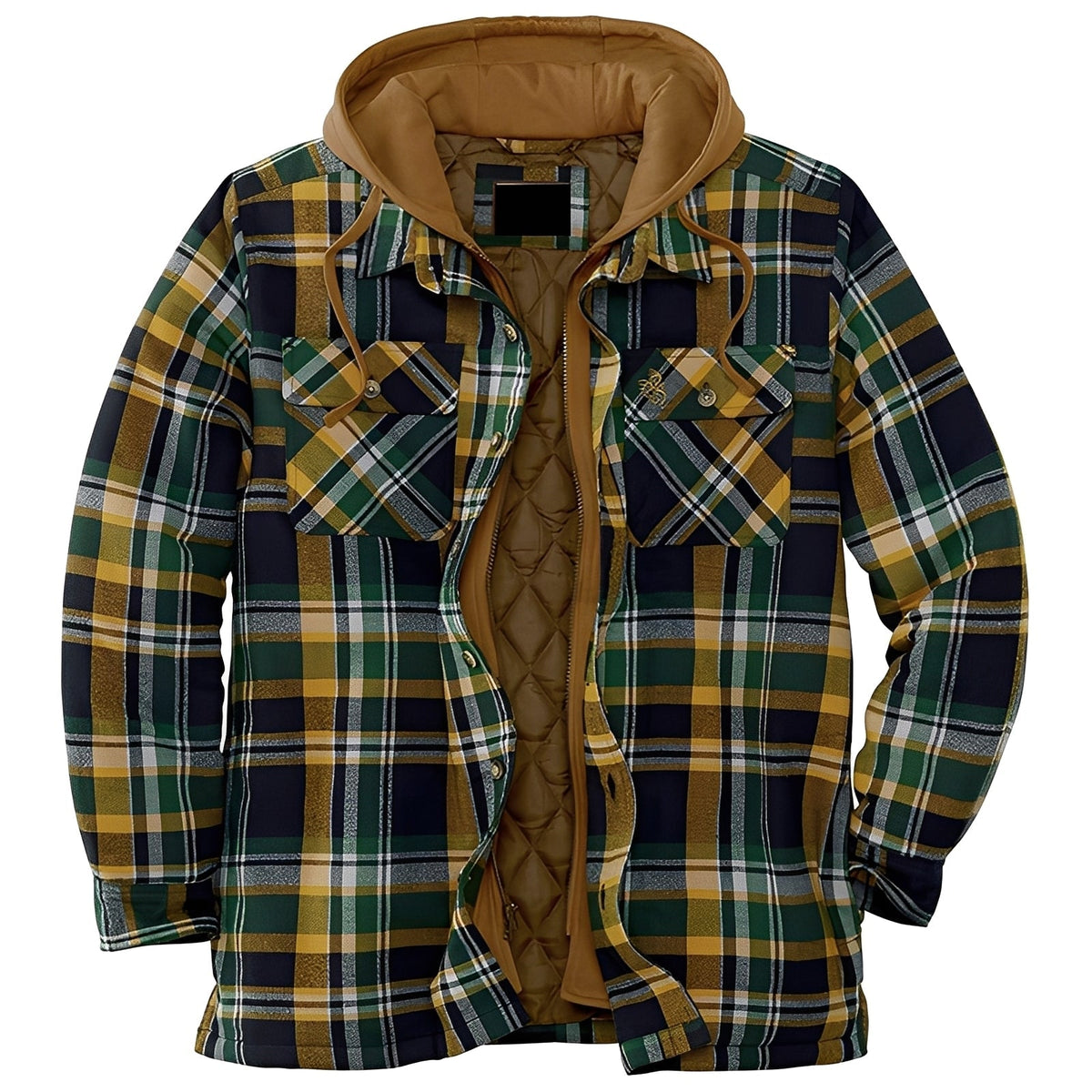 Flynn - Classic plaid jacket with hood