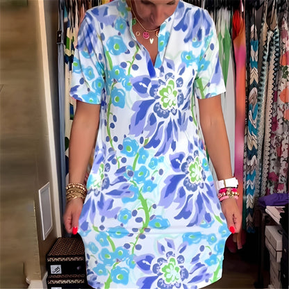 Abbie - Stylish floral dress for women