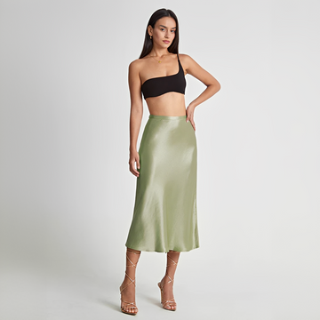 Emilia - Fluid high-waisted midi skirt