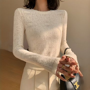 Perlaine - Comfortable long-sleeve top