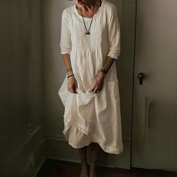 Aimee - Comfortable Pleated Dress
