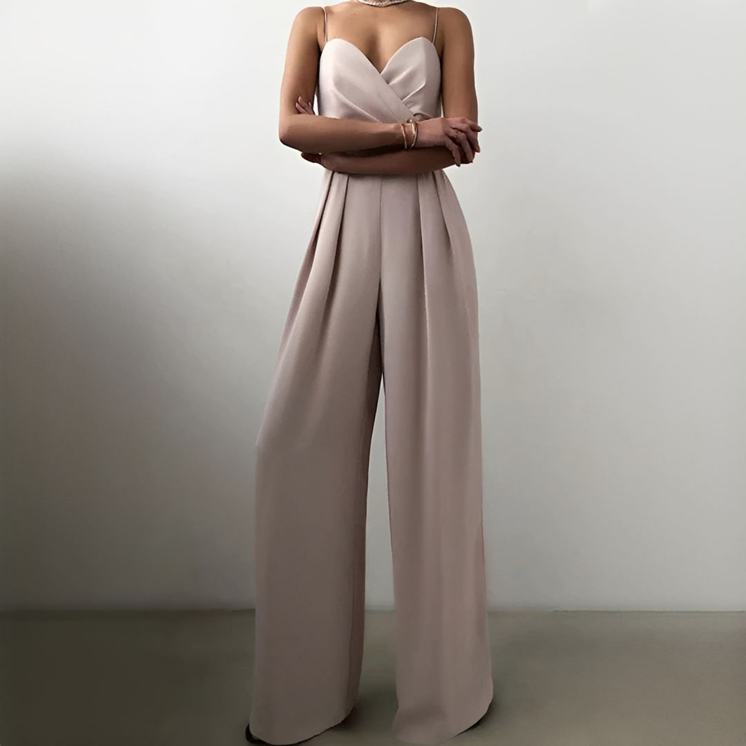 Glysha - Elegant wide-leg jumpsuit for women