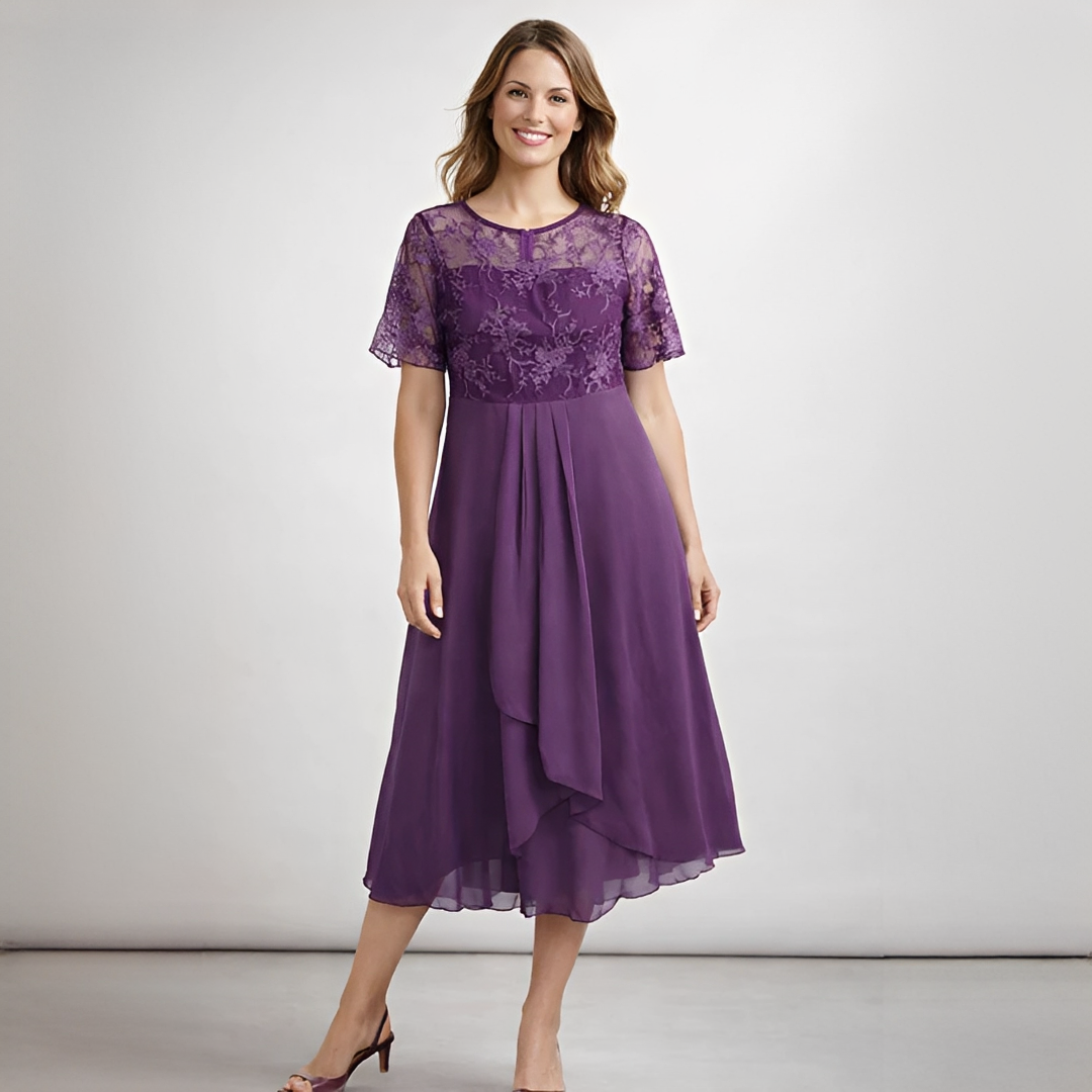 Floraine - Elegant women's dress