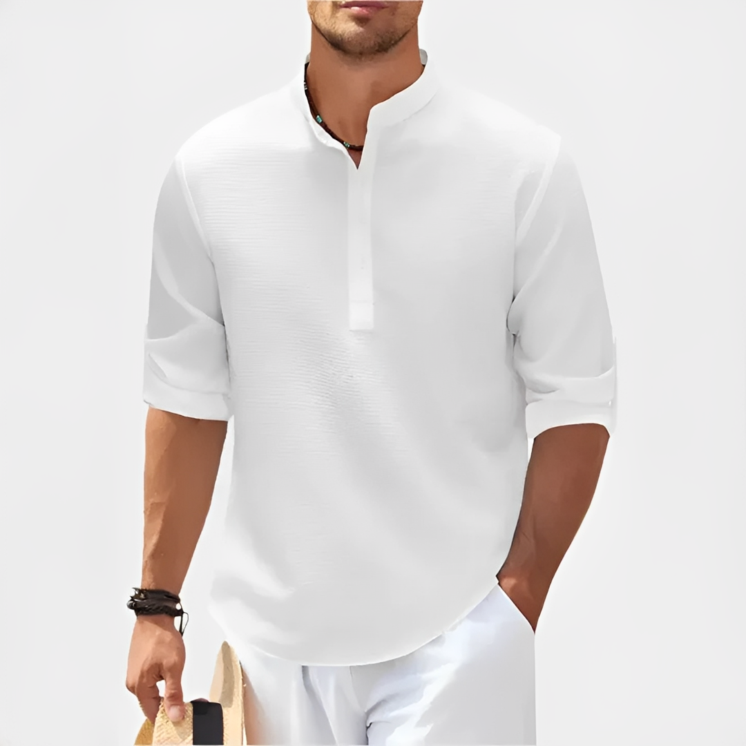 Khenneth - Stylish summer men's long-sleeve shirt