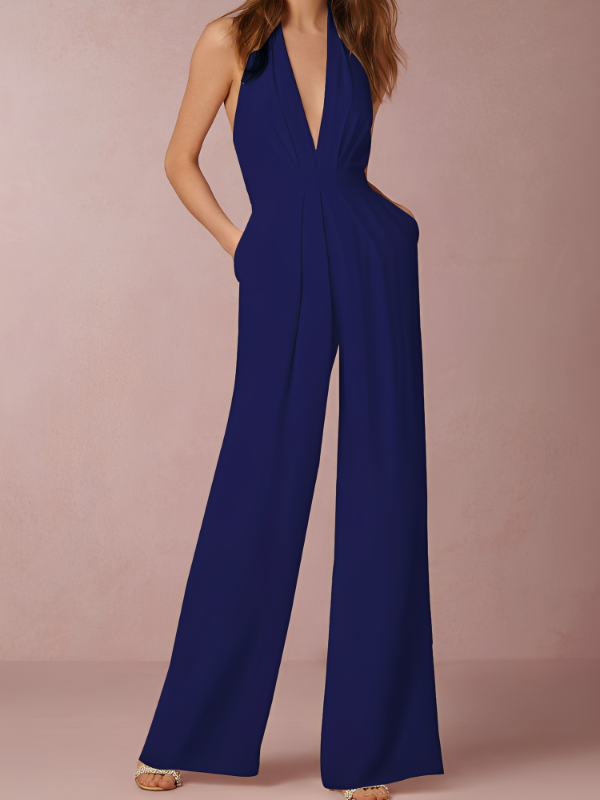 Katie - Elegant wide-leg jumpsuit for women