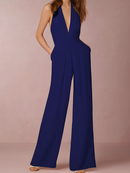 Katie - Elegant wide-leg jumpsuit for women