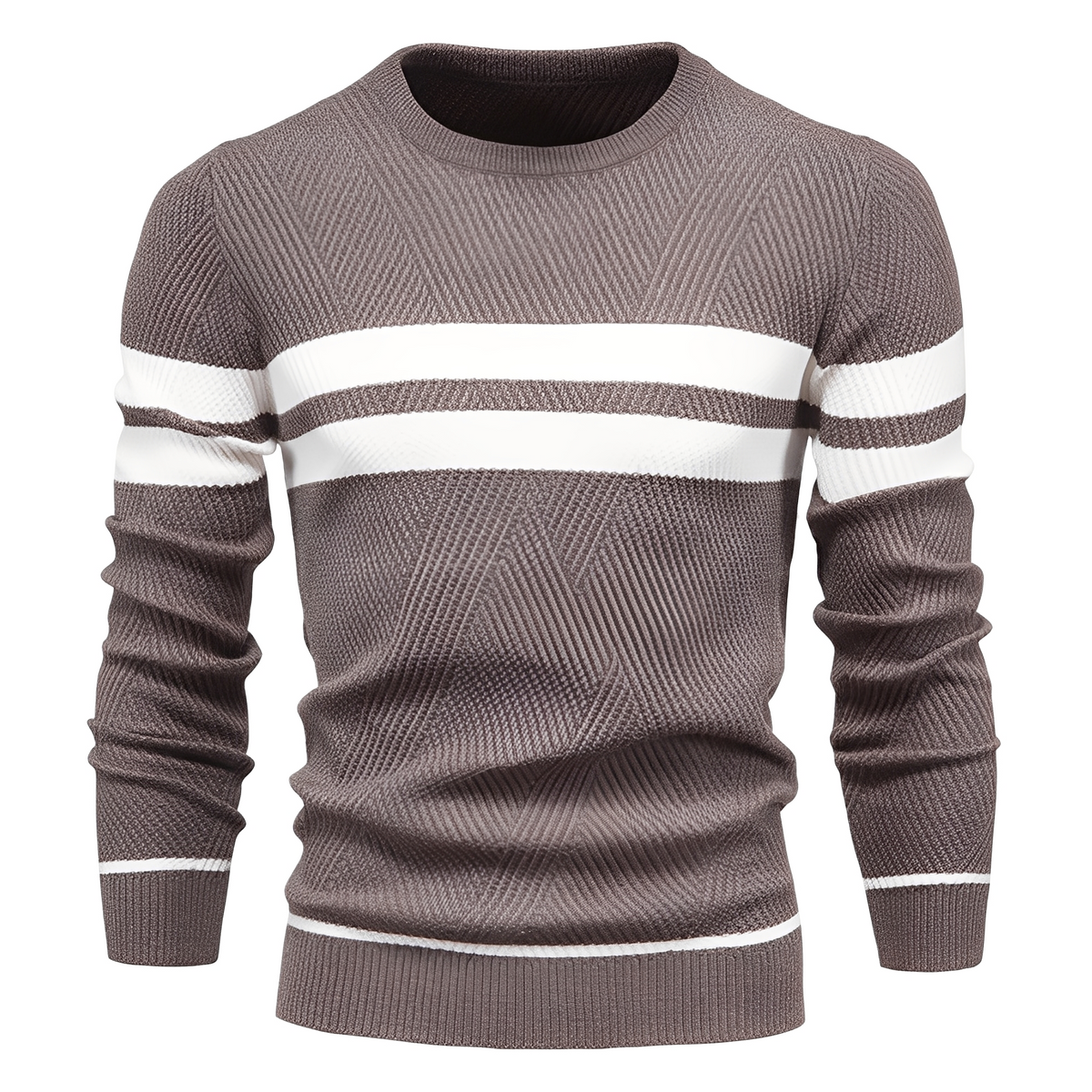 Anthony - Soft and warm sweater with crew neck