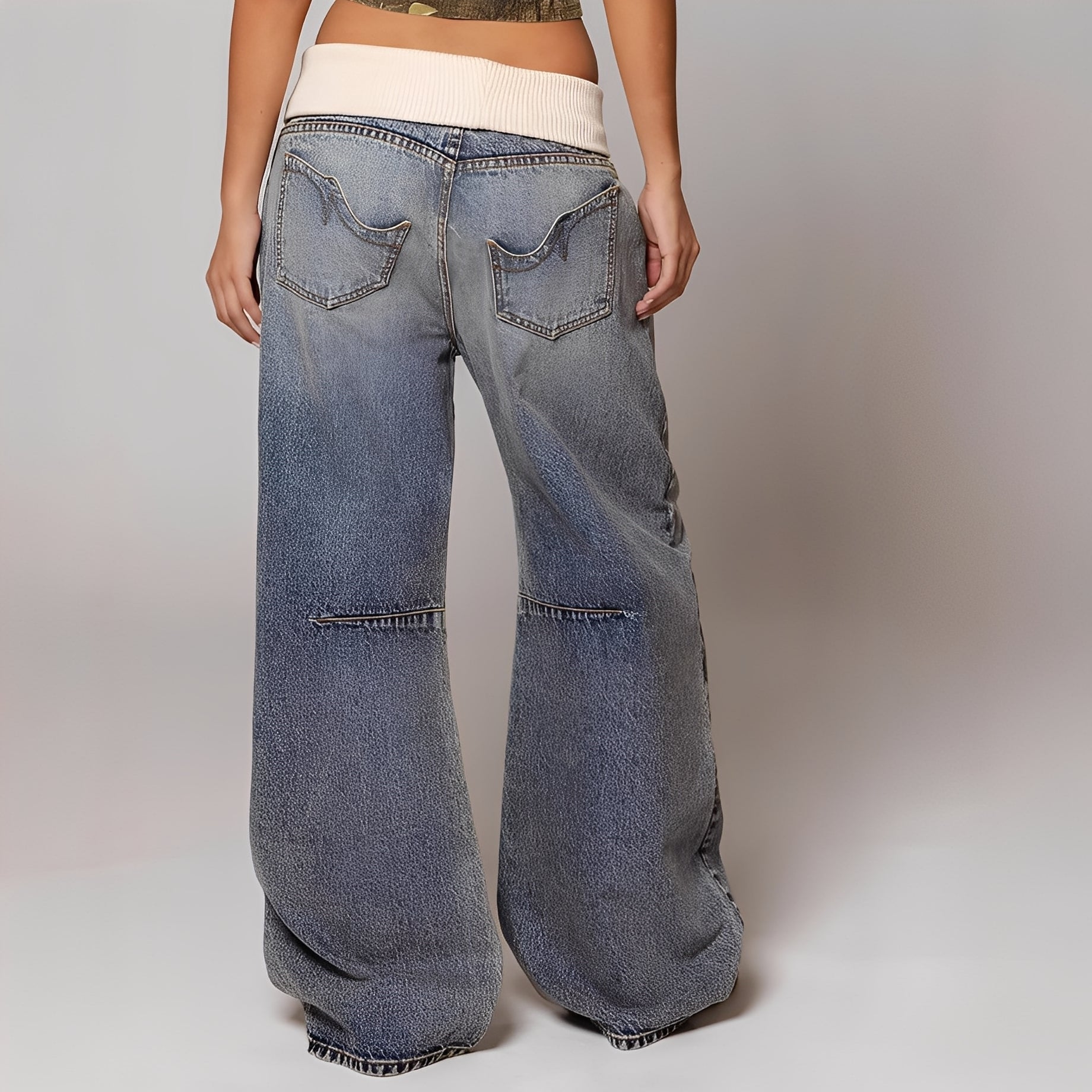 Vanessa - Comfortable wide-leg jeans