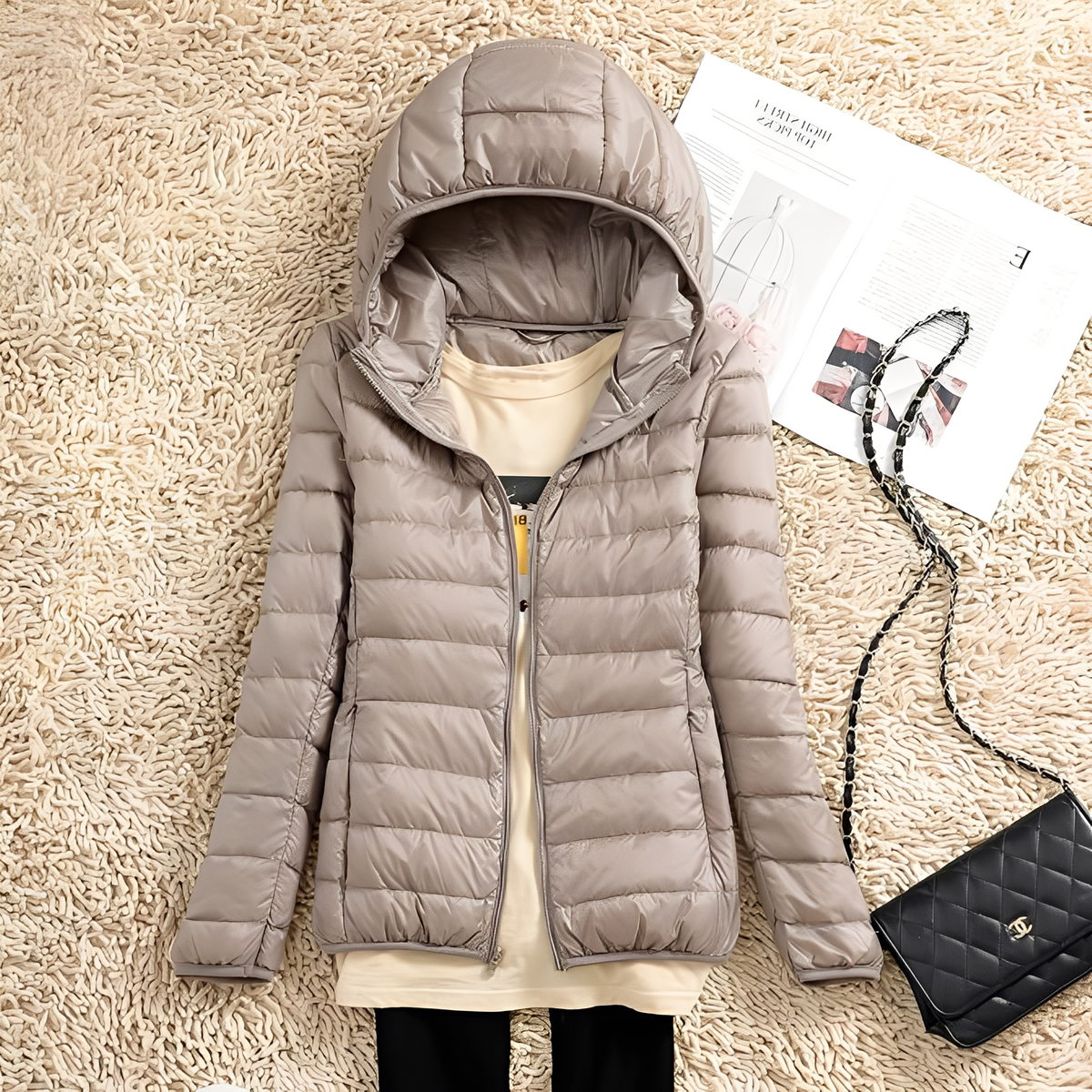 Lyndsay - Cozy and elegant jacket with hood