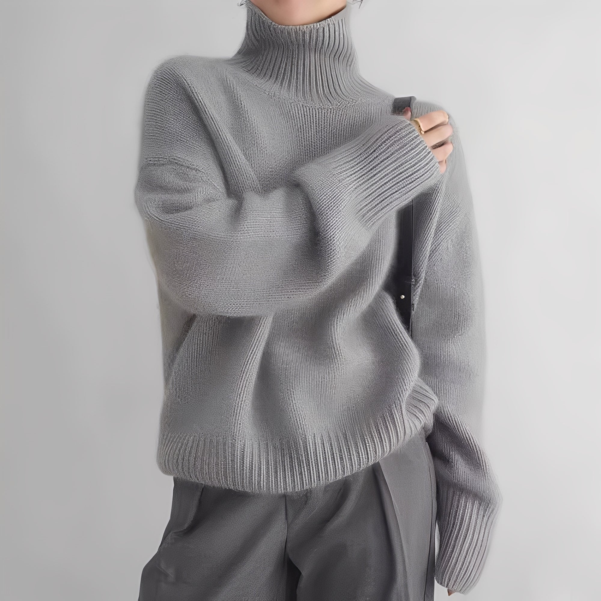 Clementine - Casual women's turtleneck sweater
