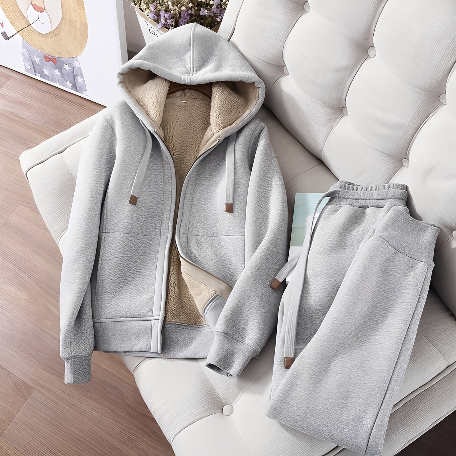 Nadine - Elegant and Warm Pants Set