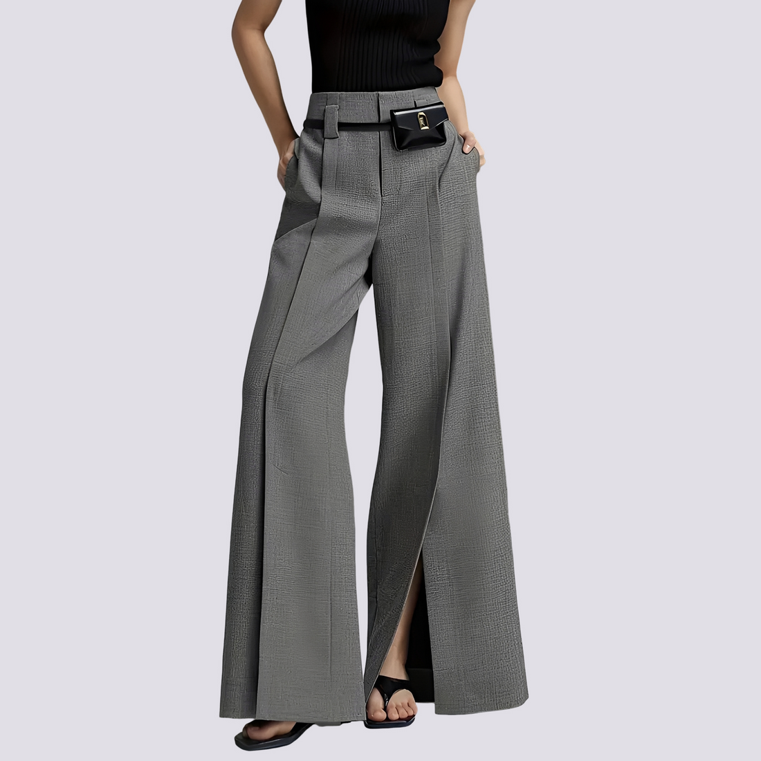 Eesa - Stylish Wide Leg Pants
