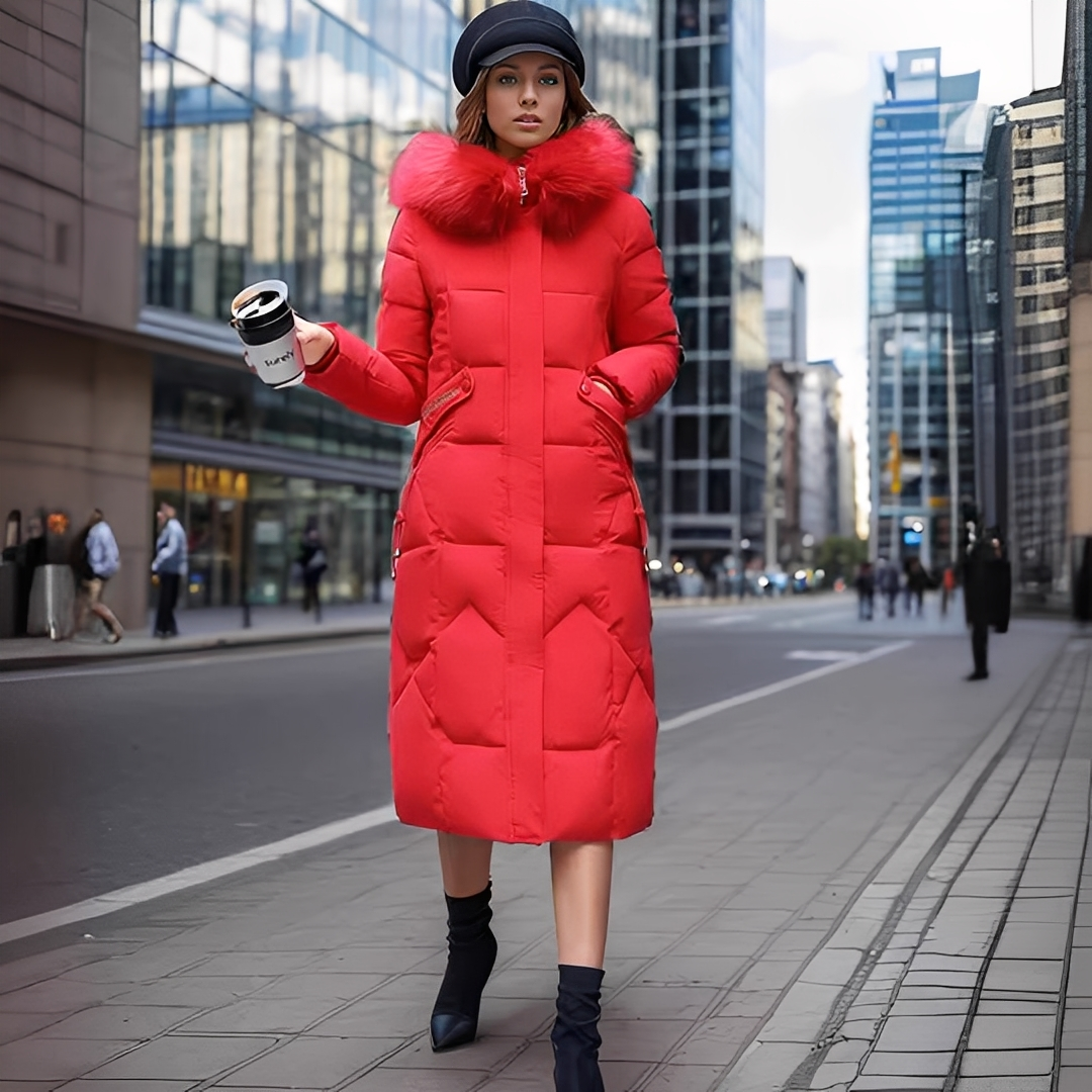 Marcellette - Elegant and warm coat with hood