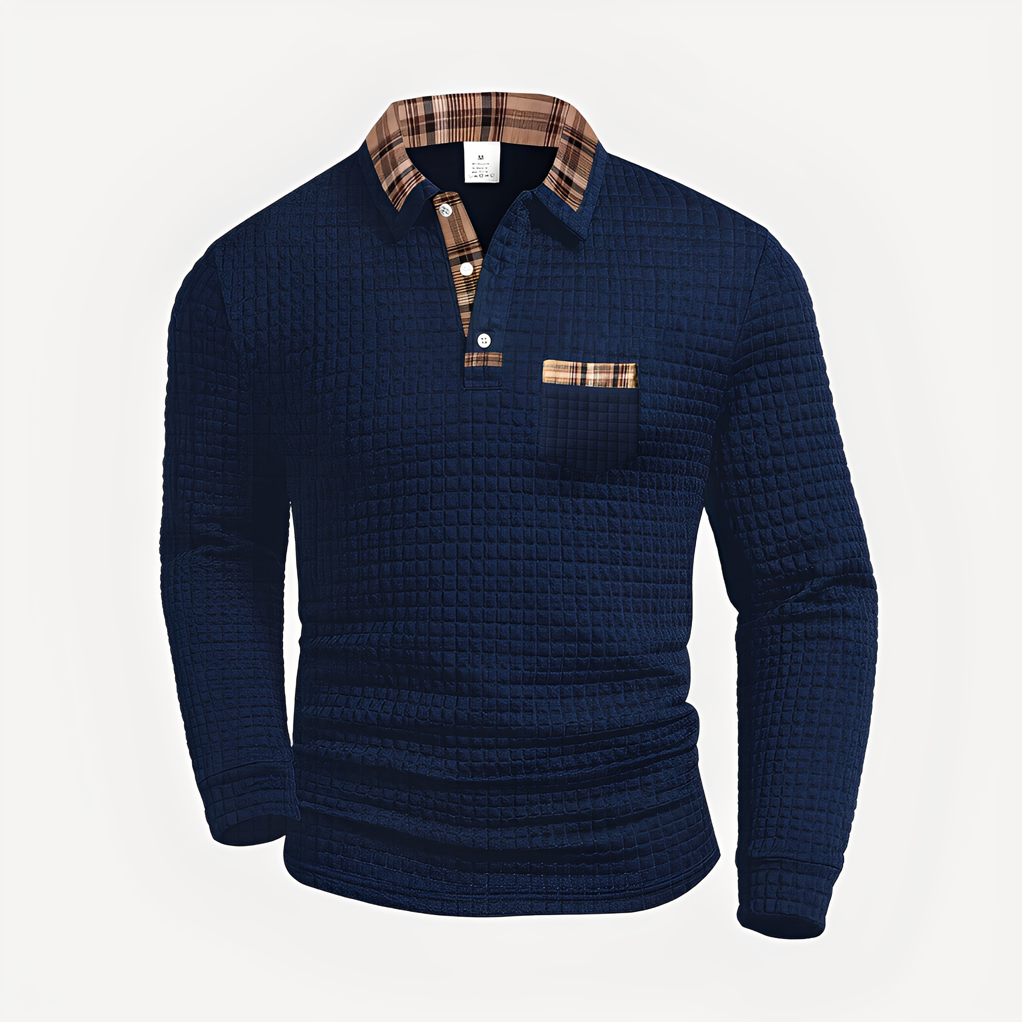 Morris - Elegant Long Sleeve Polo Shirt