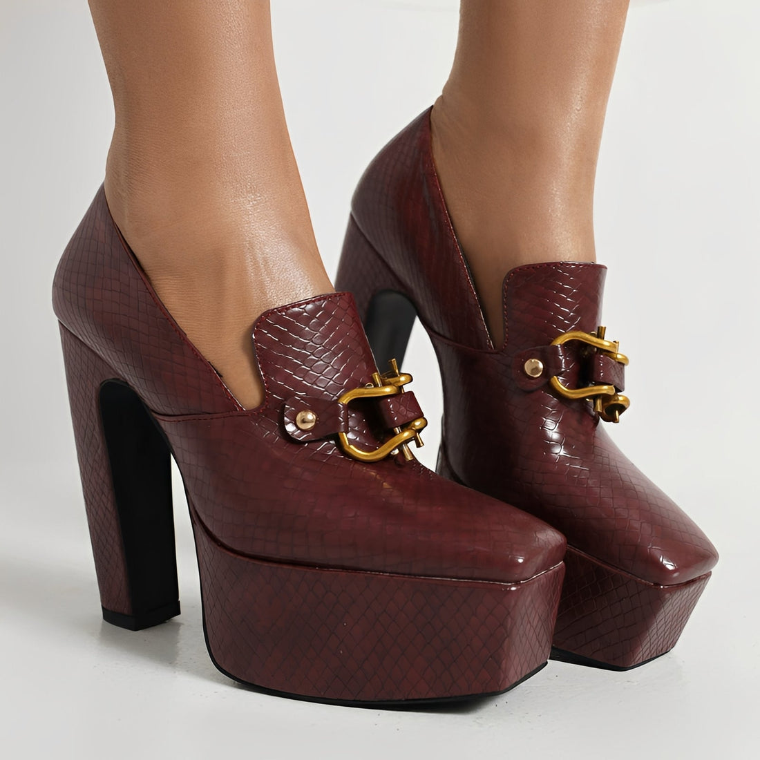 Jennie - Trendy Chunky Heels