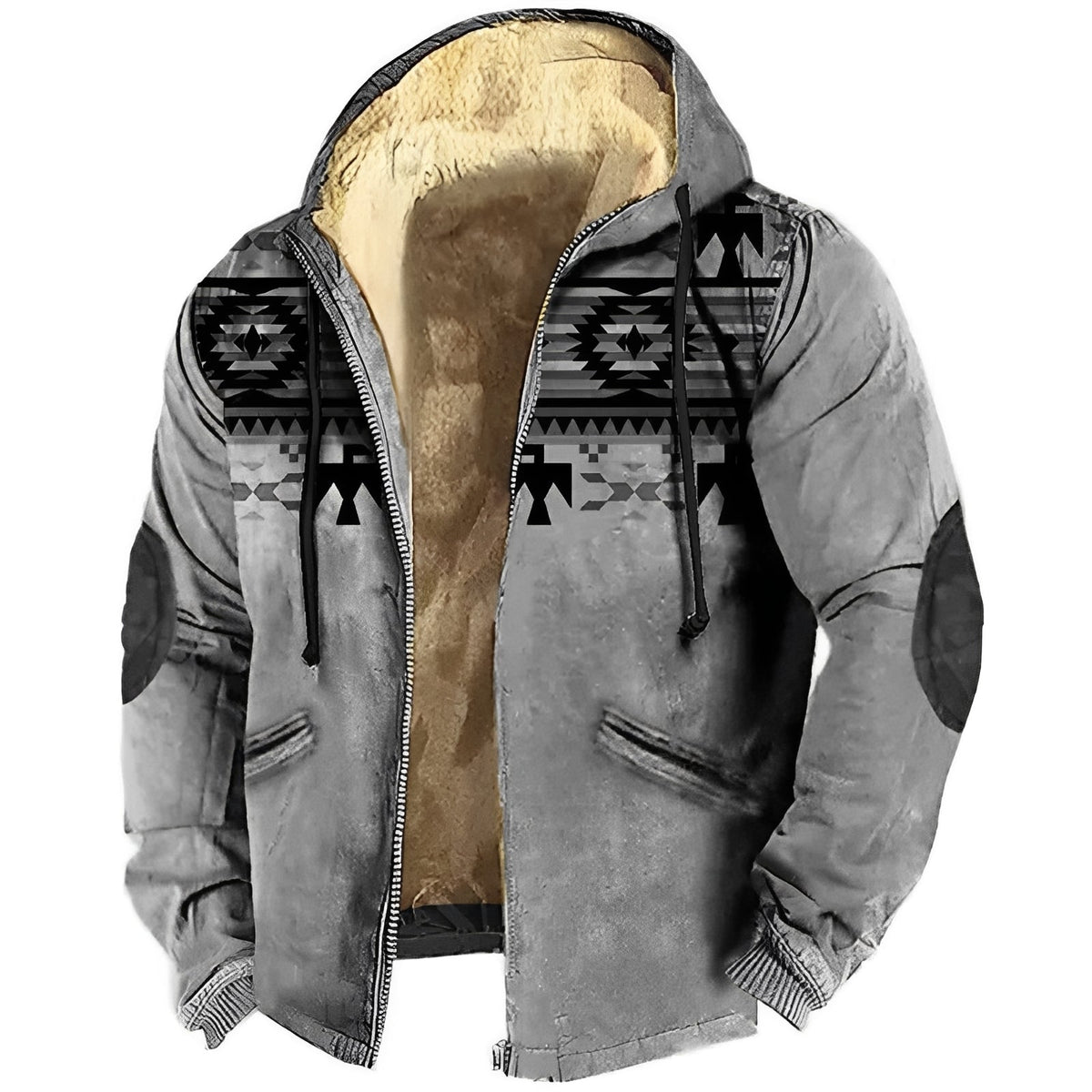 Edwin - Trendy Hoodie with Cultural Design for Men