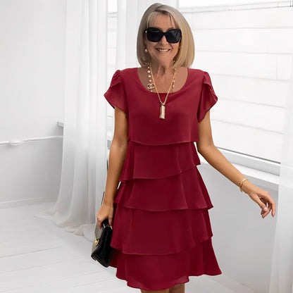 Claudia - Elegant chiffon dress for women