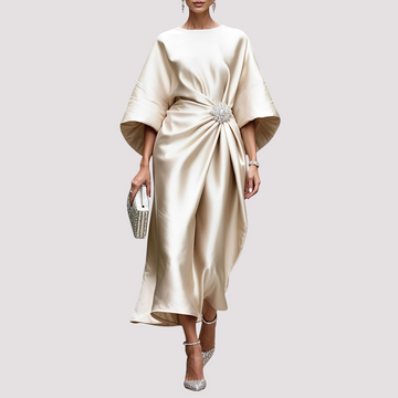 Kay - Elegant Wrap Midi Dress